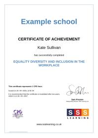 Certificate Example