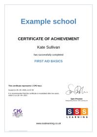 Certificate Example