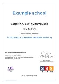 Certificate Example