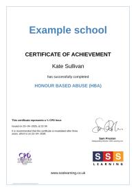 Certificate Example