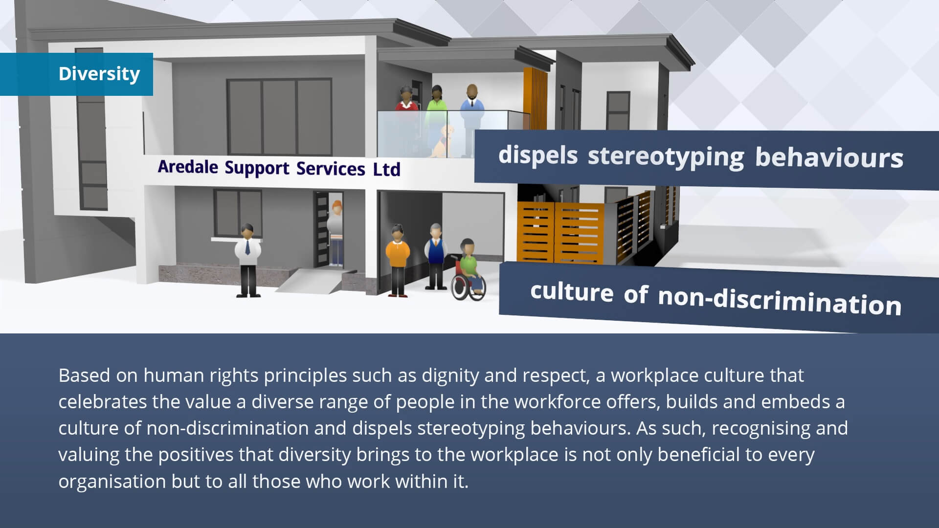 screenshot - Equality, Diversity & Inclusion training