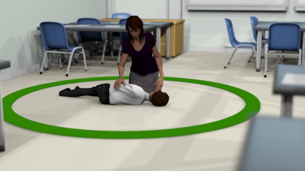 First Aid Basics online training course - the correct recovery position