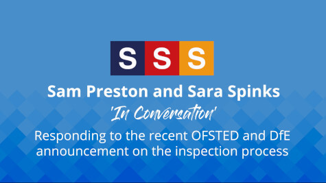 poster frame for the conversation between Sam Preston and Sara Spinks on the recent announcement on the inspection process