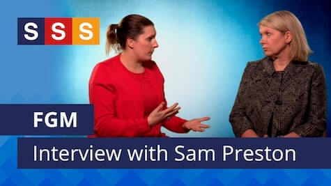 poster frame for the interview with Sam Preston on FGM