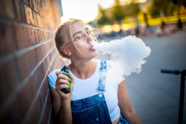 A Child Vaping